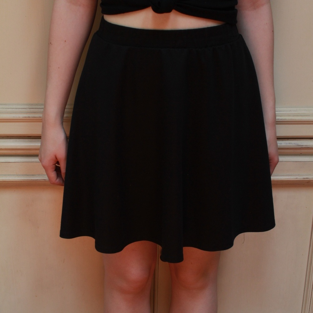 Black Circle Skirt